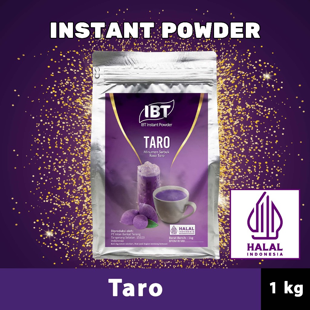 

Bahan Minuman Bubuk Rasa Taro Serbuk Instant IBT Drink Powder