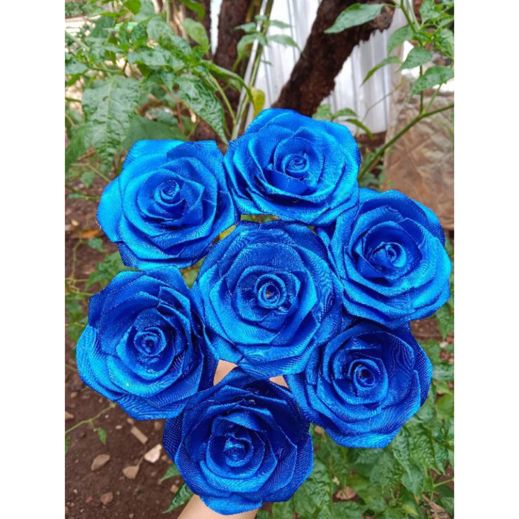 

1 tangkai bunga pita satin 7cm termurah