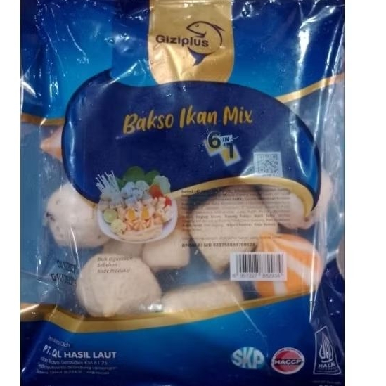 

Giziplus bakso mix seafood 250g