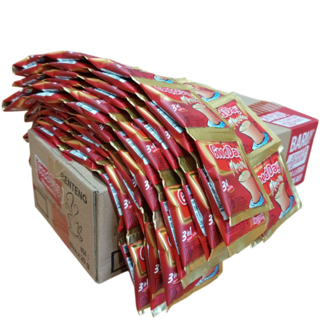 

Kopi Goodday Merah Paket 10 Renceng atau 100 Sachet - Kopi Siap Seduh Coffee