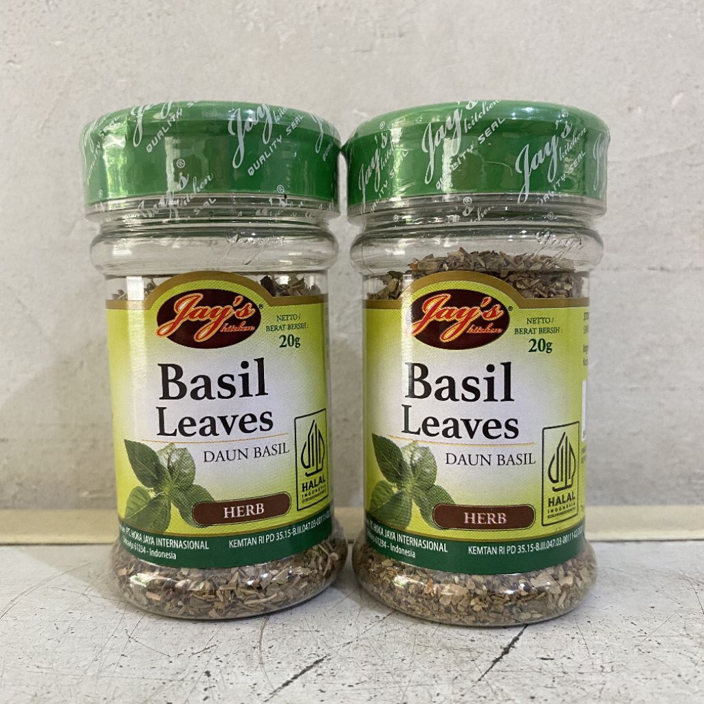 

Jay's basil leaves botol 20 gram | daun basil