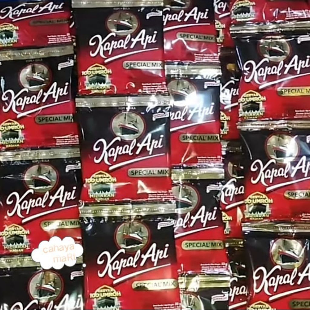 

kopi kapal api mix 23 gr 1 renceng isi 10 pcs