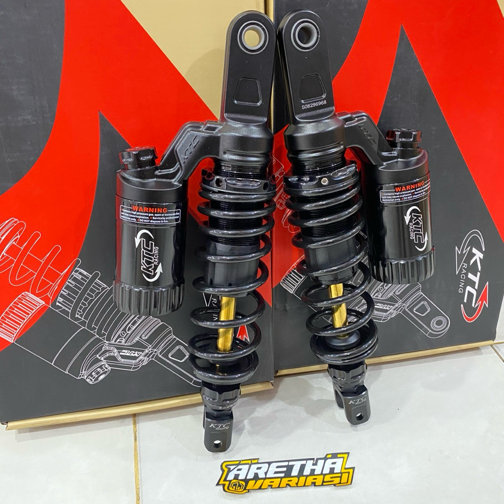shock ktc Xtreme new series black series nmax old nmax lama 335mm double klik Black As Gold
