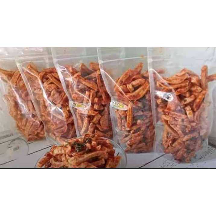 

A75 sajodo-basreng daun jeruk pedas100gr,250gr,500gr
