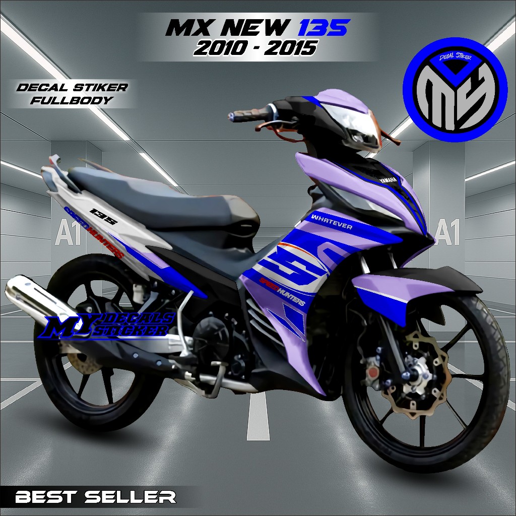 TERBARU BISA COD Decal Jupiter MX 135 New Full Body Stiker Variasi  Striping MX New 135 Fullbody