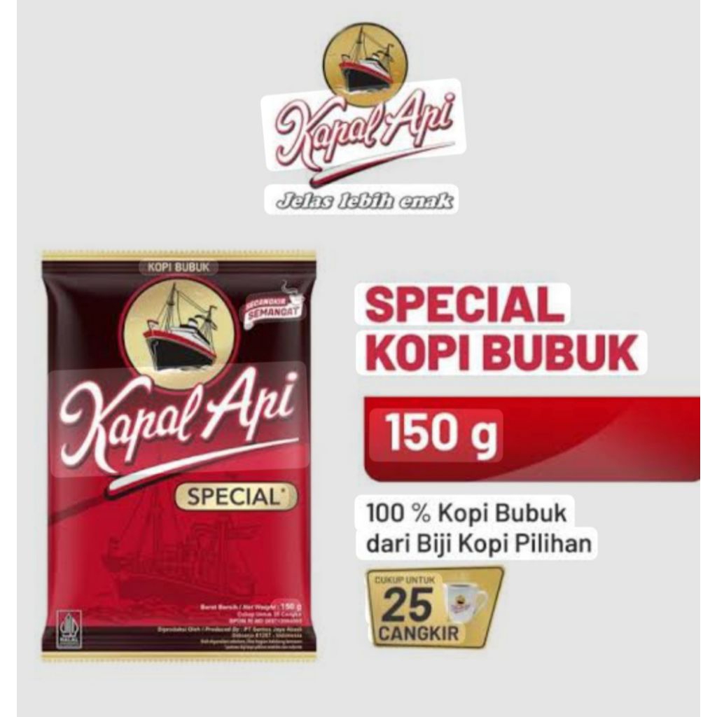 

Kopi Kapal Api Spesial 150gr