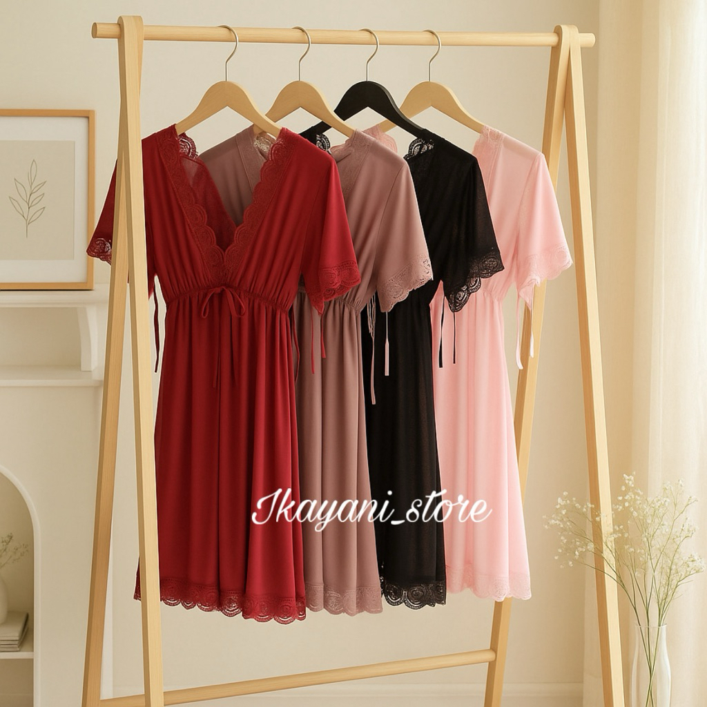 BAJU TIDUR SEXY DRESS BIG SIZE BAJU HARAM SEXY JUMBO BAJU DINAS DEPAN SUAMI BAJU DINAS MALAM SEXY LI