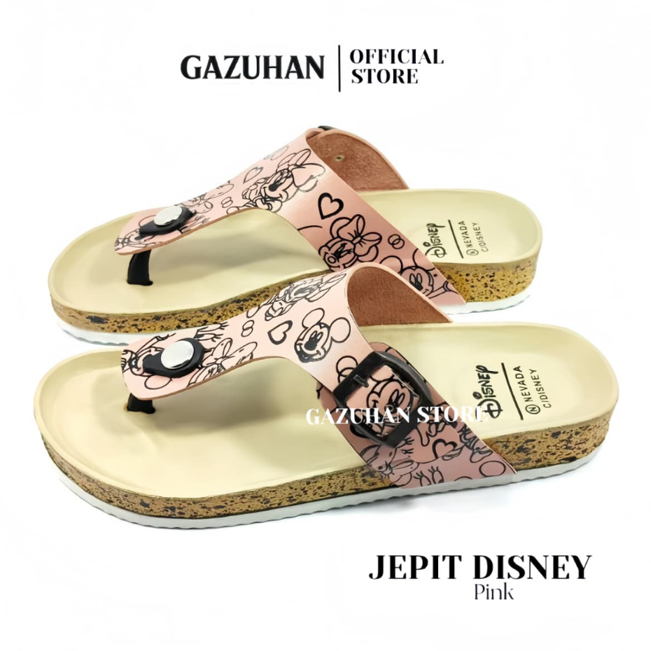 Gazuhan - Sandal Jepit Disney Nevada Wanita Terbaru