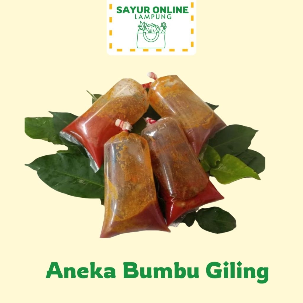 

Aneka Bumbu Giling Basah - Sayur Online Lampung