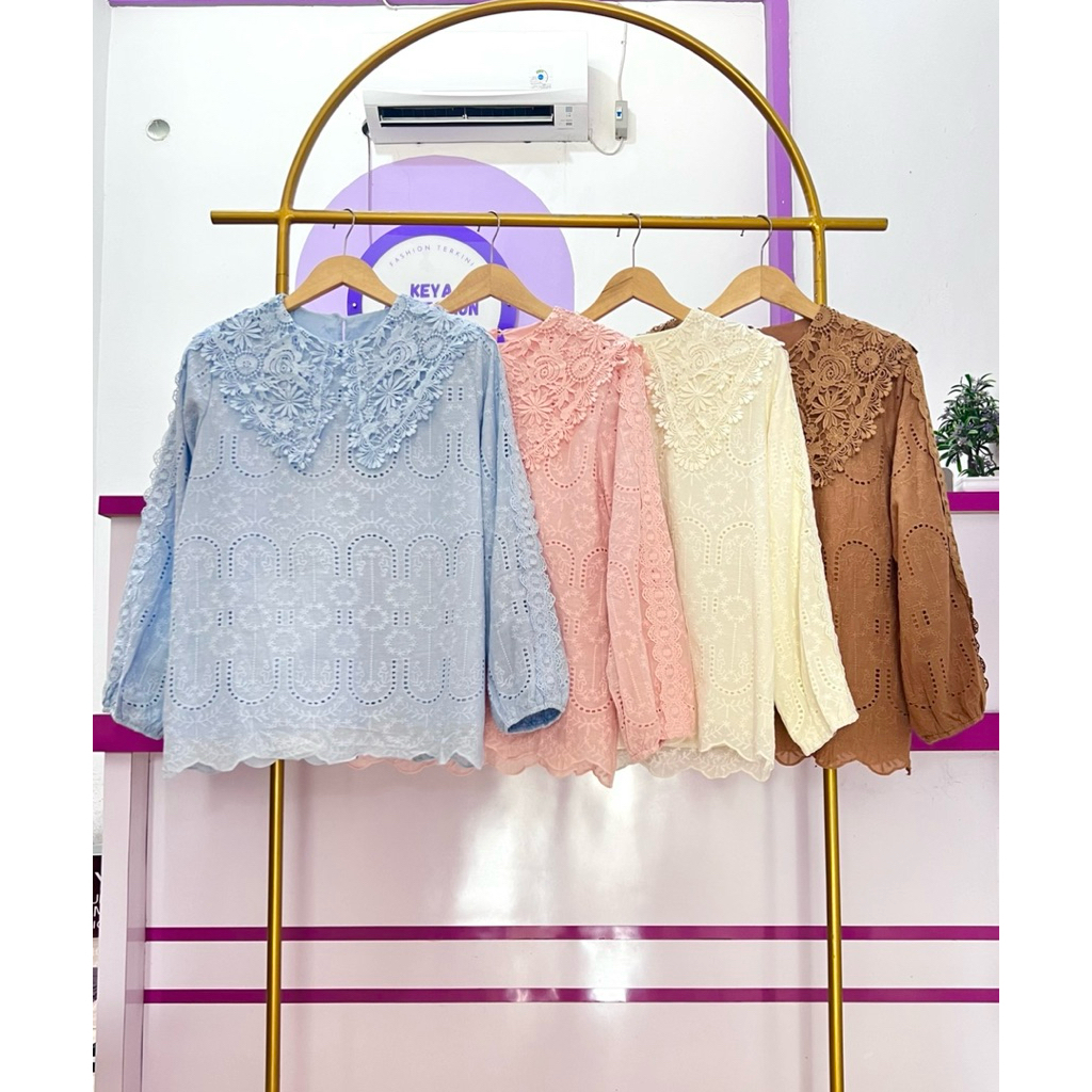 BLOUSE BORDIR IMPORT/BLOUSE KATBOL IMPORT