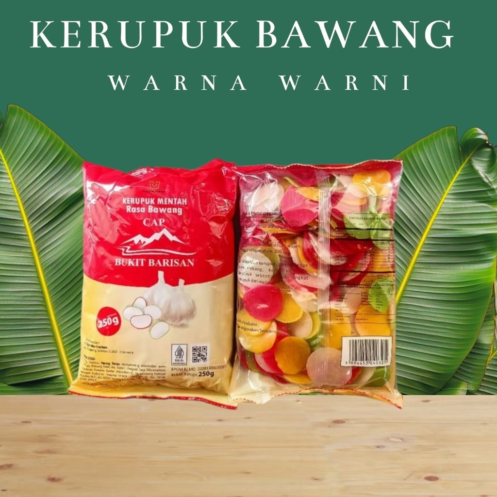 

KERUPUK BAWANG WARNA-WARNI 250gr