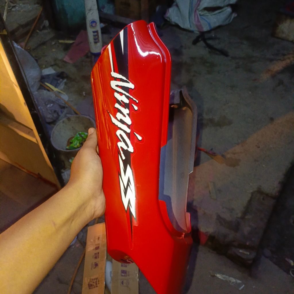 Jual Cover body belakang ninja r ninja ss merah cabe