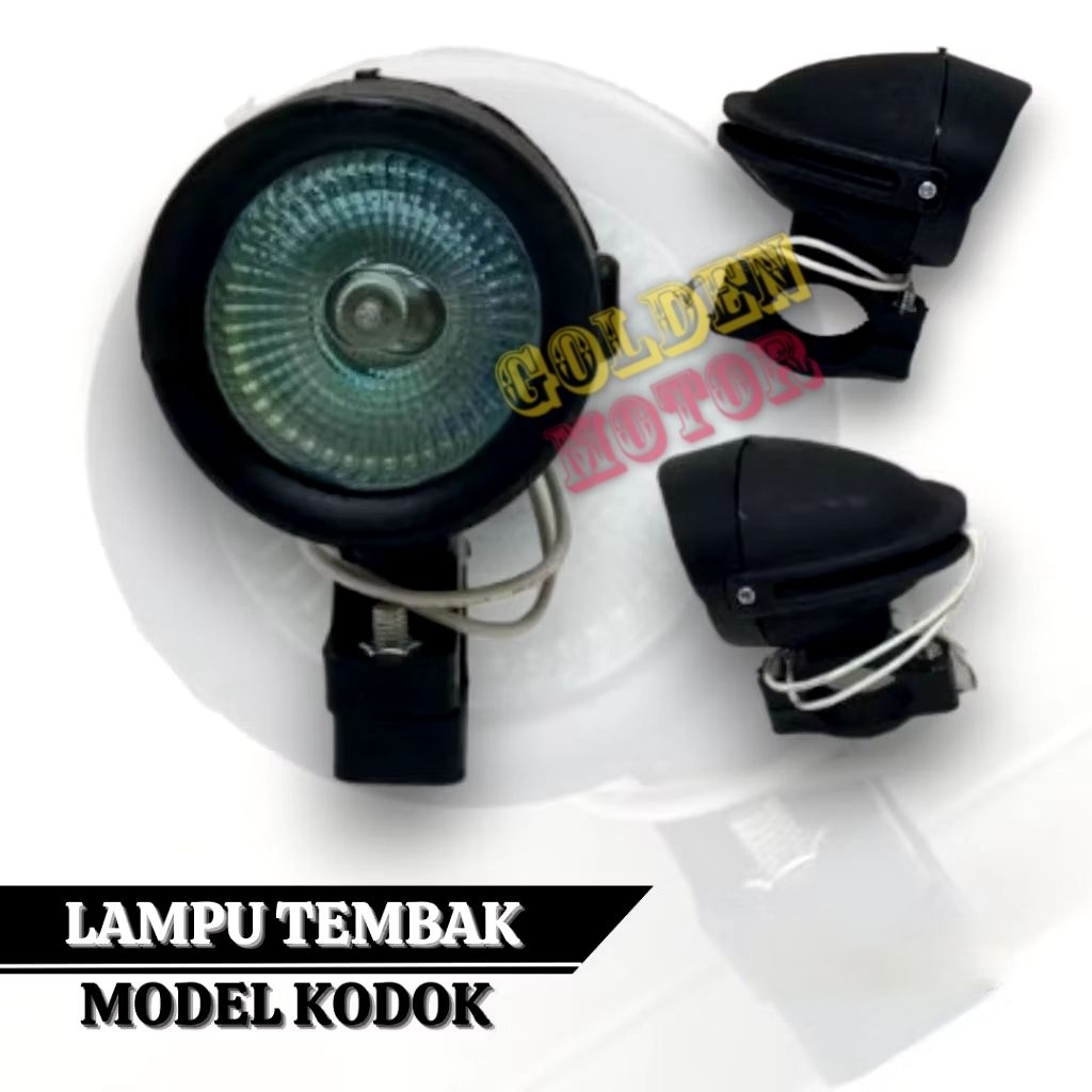 Lampu Tembak Sorot Lampu Kabut Tembak Kodok Cekak Stang Motor UNIVERSAL