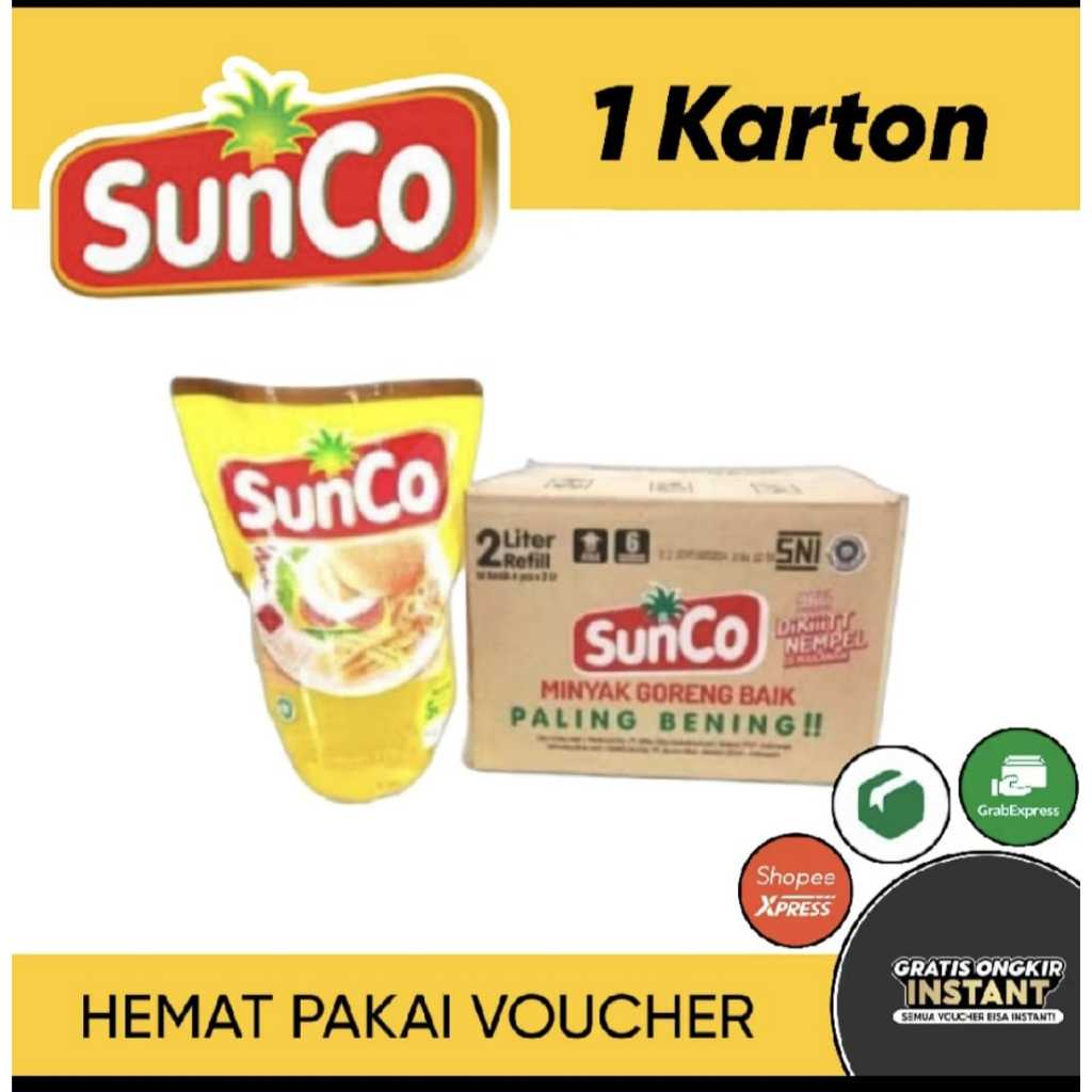 

minyak goreng sunco 2L 1dus