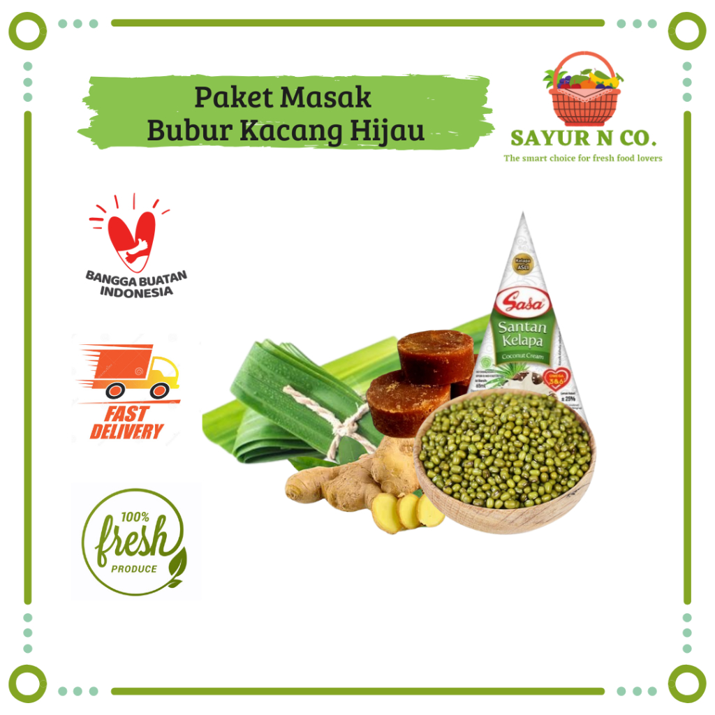 

Paket Masak Bubur Kacang Hijau | Sayur N Co Bekasi