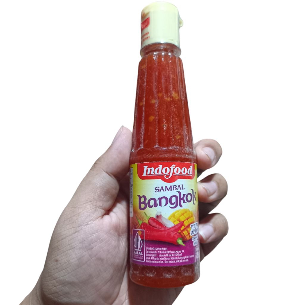 

Saus Sambal Bangkok Indofood Saos Pedas Manis Bangkok Botol 135ml