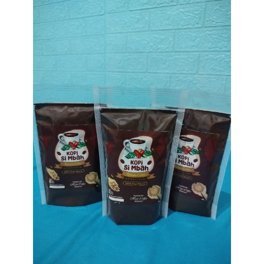 

Kopi bubuk robusta.asli kopi robusta lereng ANJASMORO varian berat 100g dan 200g