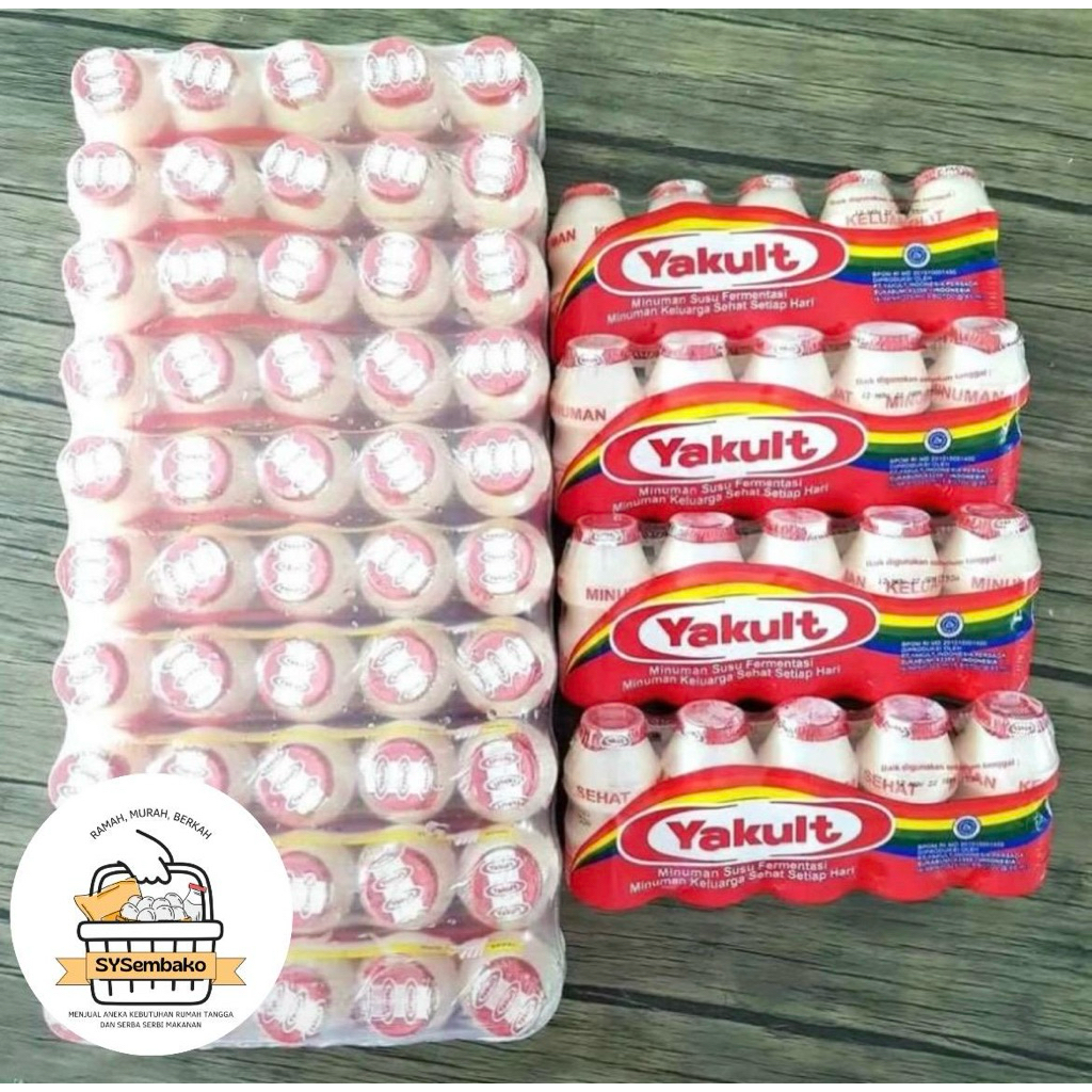 

Yakult Original 1 Pack isi 5 ukuran 325ml (per 5pcs @ 65ml)