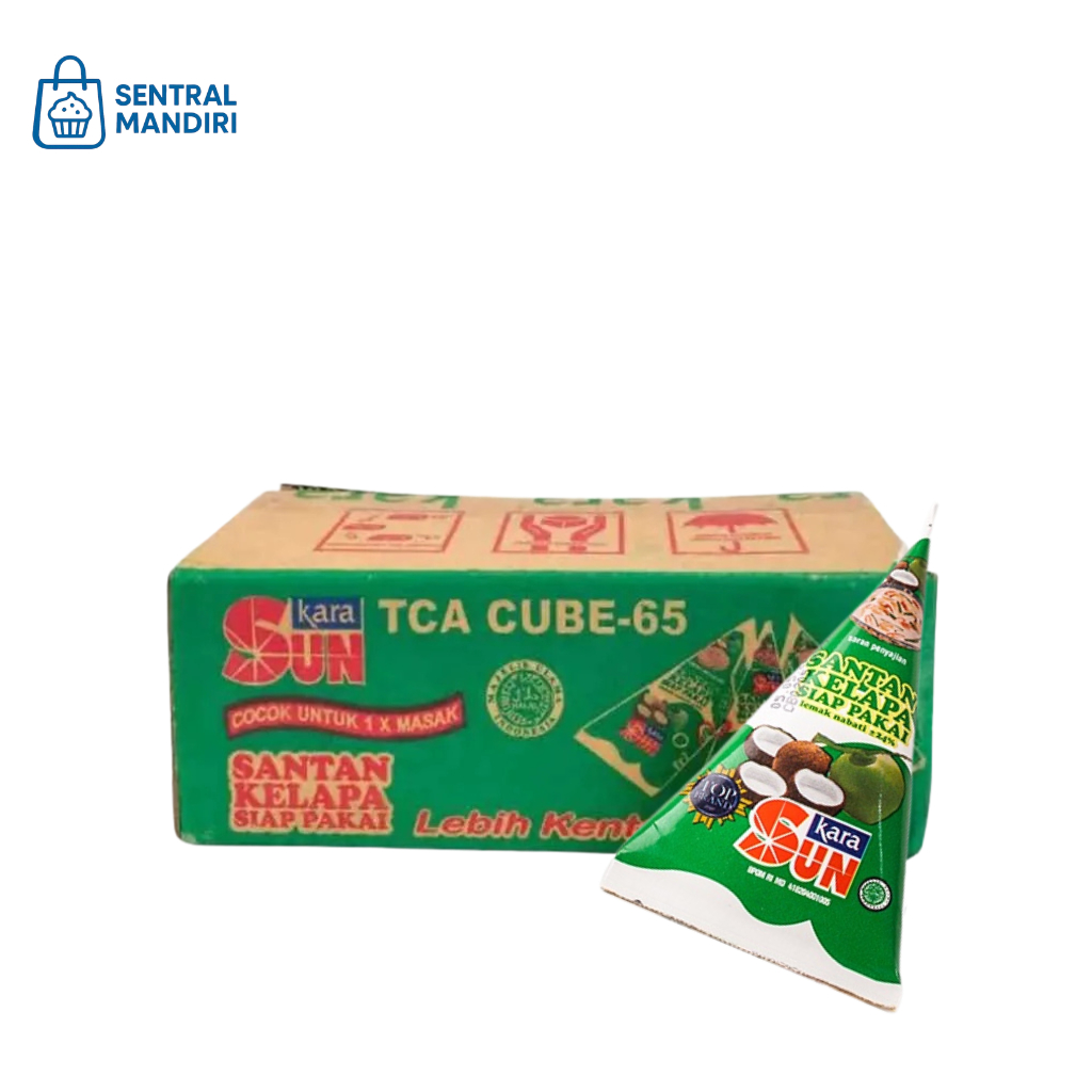 

Sun Kara Santan TCA 65Ml, Sun Kara Segitiga Dus Isi 36Pcs