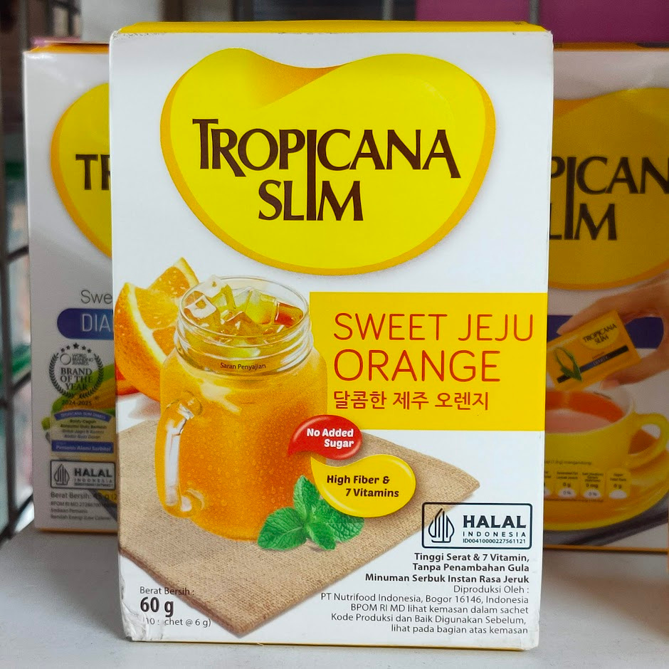 

TROPICANA SLIM Sweet Jeju Orange 60gr Minuman Serbuk Instan rasa Jeruk Korea Tanpa Gula