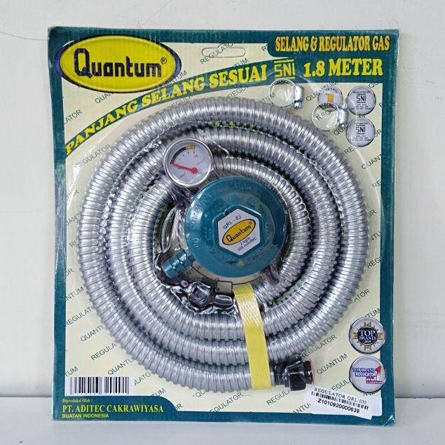 Selang Regulator Gas Quantum QRL-032 / Selang Gas Regulator Quantum QRL032 Regulator Kompor Quantum