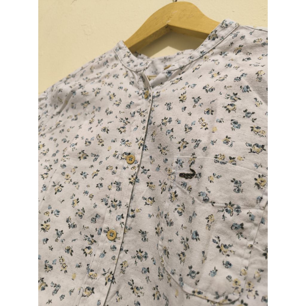 Preloved Kemeja Flanel Floral by Crocodile