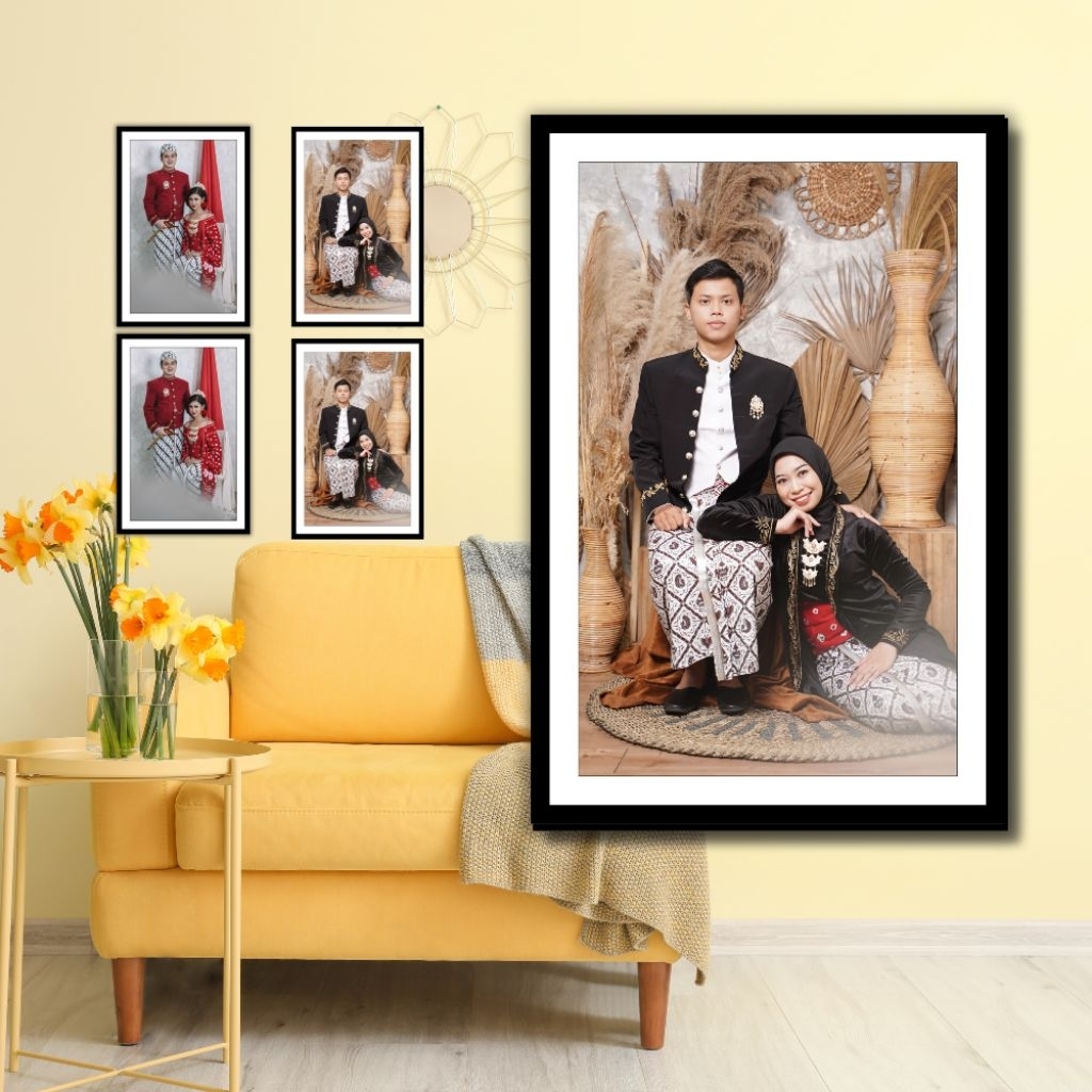 Cetak Foto + Bingkai Foto Mdf , cetak foto bingkai foto