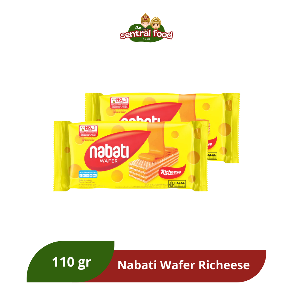 

Nabati Wafer Krim Keju Richeese 110 gr