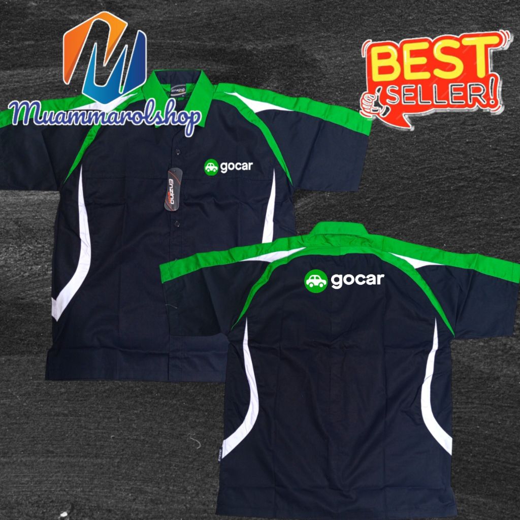 kemeja kerja gocar kemeja seragam gocar