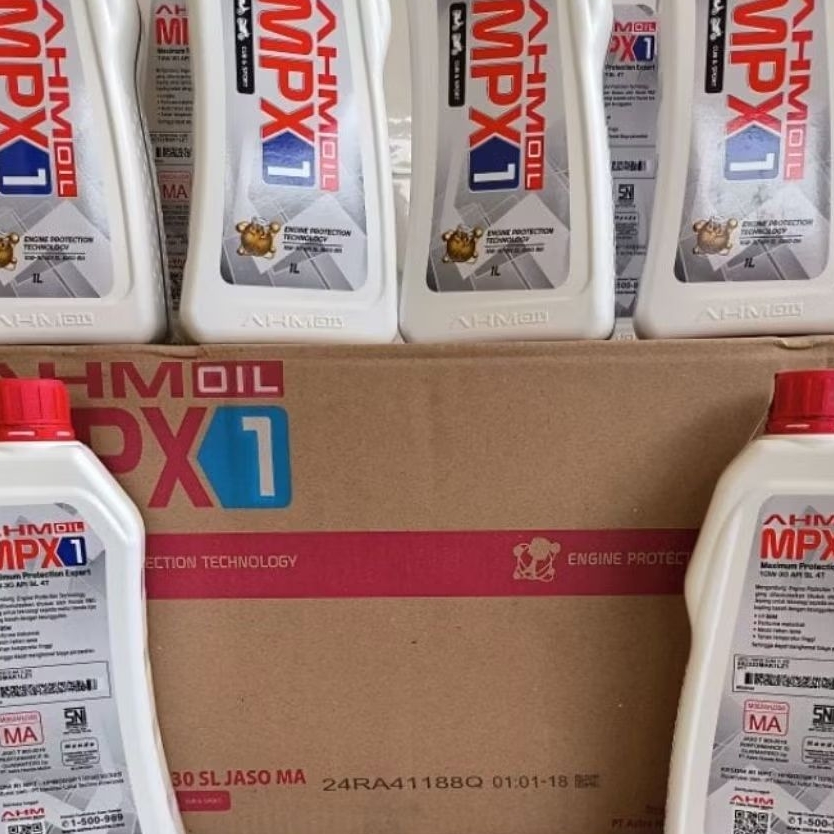 (isi 24 botol perdus) OLI AHM MPX 1 1.2 LITER 1 DUS