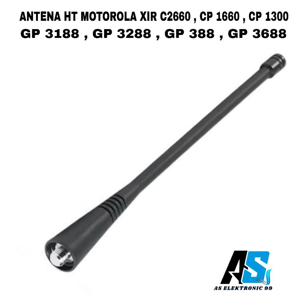 ANTENA HT MOTOROLA UHF XIR C2660 , CP 1660 , GP 338 , GP 328 PLUS , GP 318 ( UHF 400 - 470 MHz )