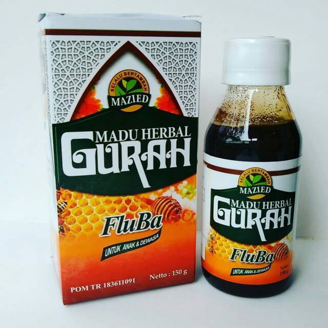 Madu Herbal Gurah Mazied - Madu Herbal Gurah Fluba -Madu Gurah Batuk Berdahak