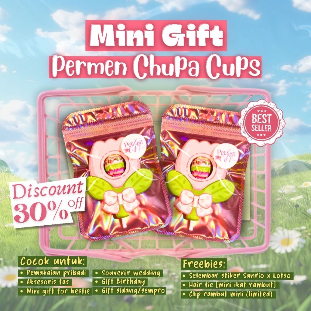 

[MINI GIFT] PERMEN CHUPA CHUPS | TERMURAH DI SHOPEE DAN AESTHETIC DENGAN ZIP HOLOGRAM | UNTUK PRIBADI, GIFT BIRTHDAY, BESTIE, WISUDA, HADIAH, GIFT MABA, GIFT KATING, GIFT KAKEL, GIFT DEKEL, SIDANG, SEMPRO, SOUVERNIR WEDDING