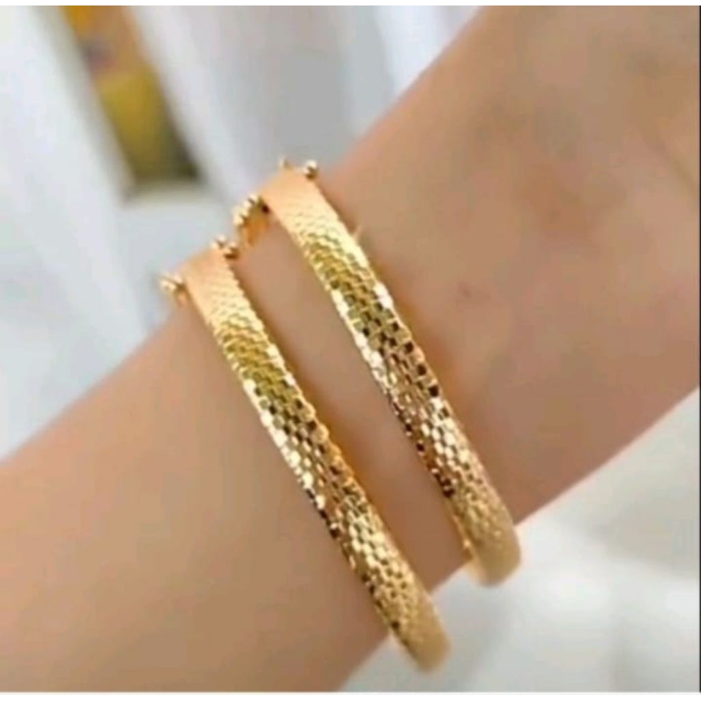 gelang Bangkok wanita titanium motif