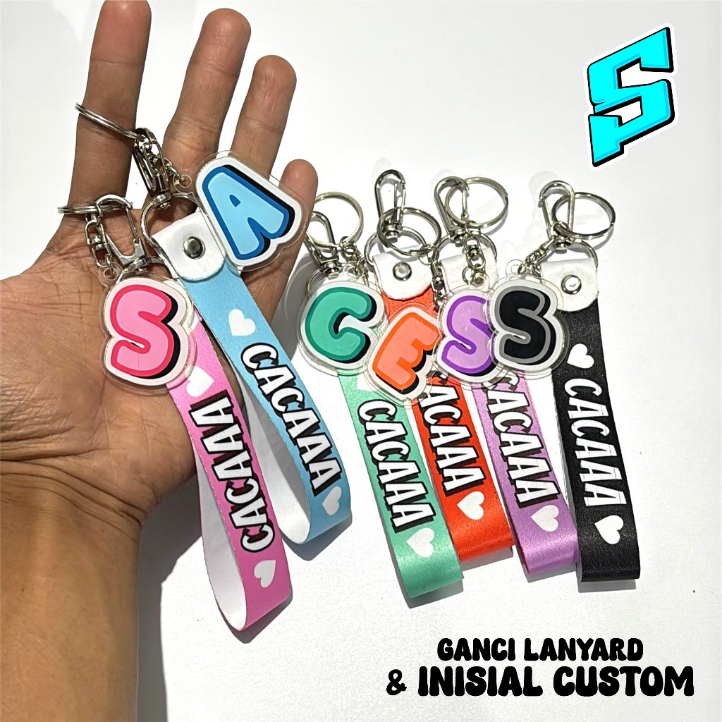 

GANCI LANYARD & INISIAL CUSTOM NAMA BEBAS