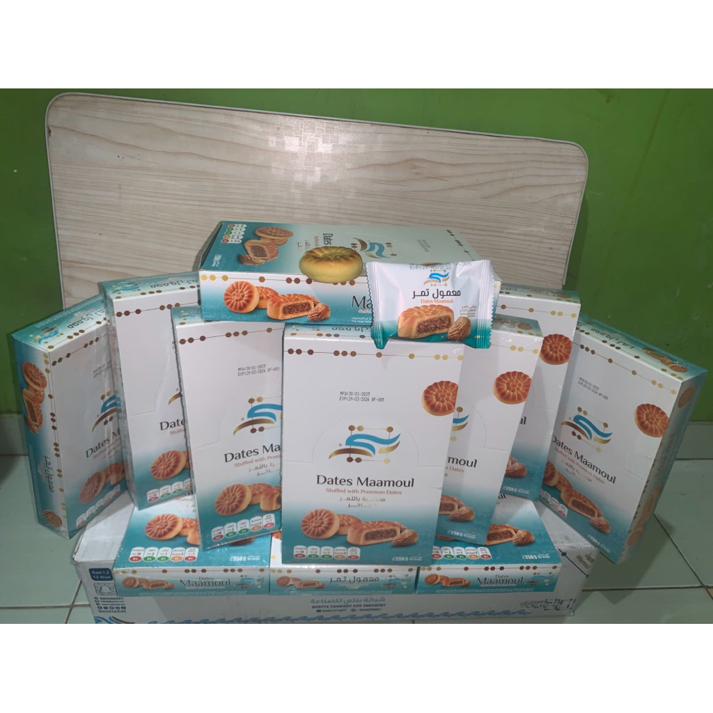 

1 Dus - Dates Maamoul Bentte - Kue Kurma Cemilan Import dari Saudi