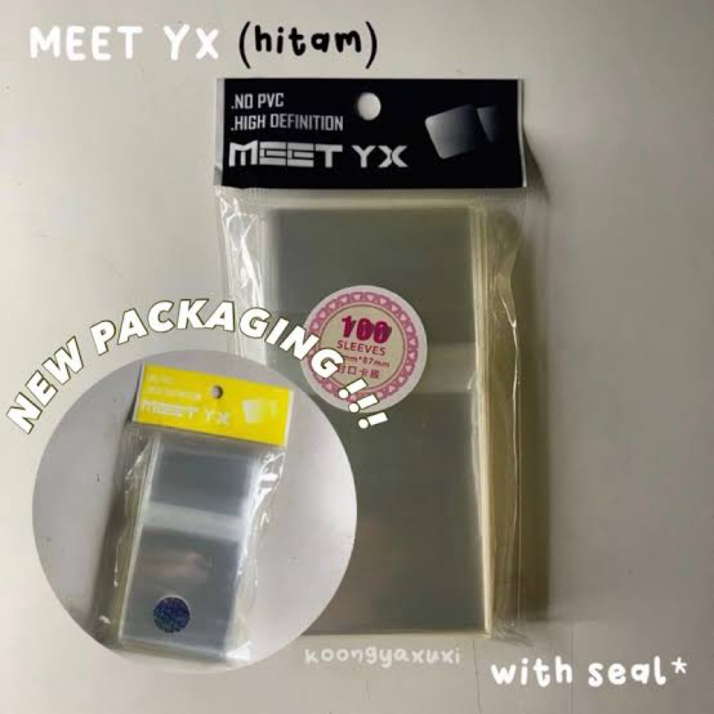 Meet YX Sleeve Seal Photocard dengan perekat PC Poca KPOP SATUAN