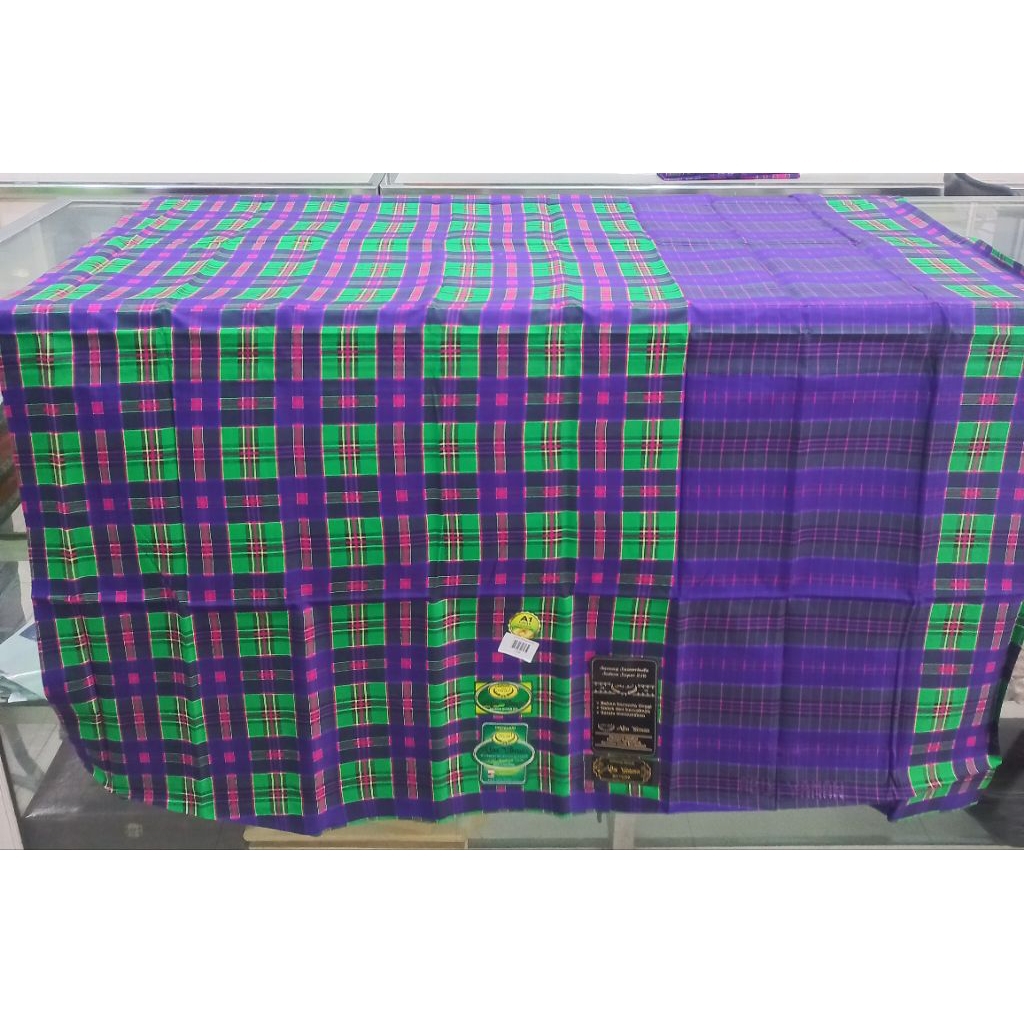 Asli Sutra Spunsilk... Sarung Abu Yaman kbs krj full sutra original