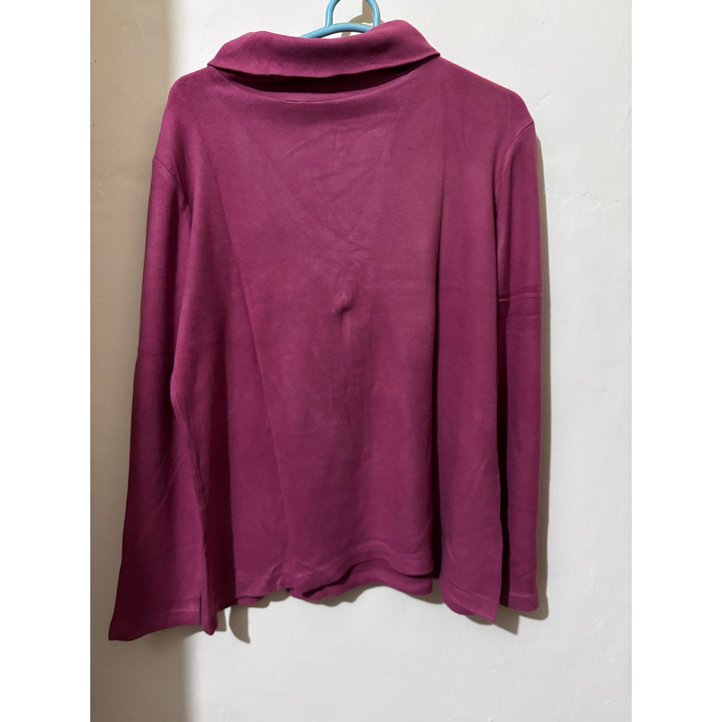 [PRELOVED] UNIQLO Turtleneck Pink XL
