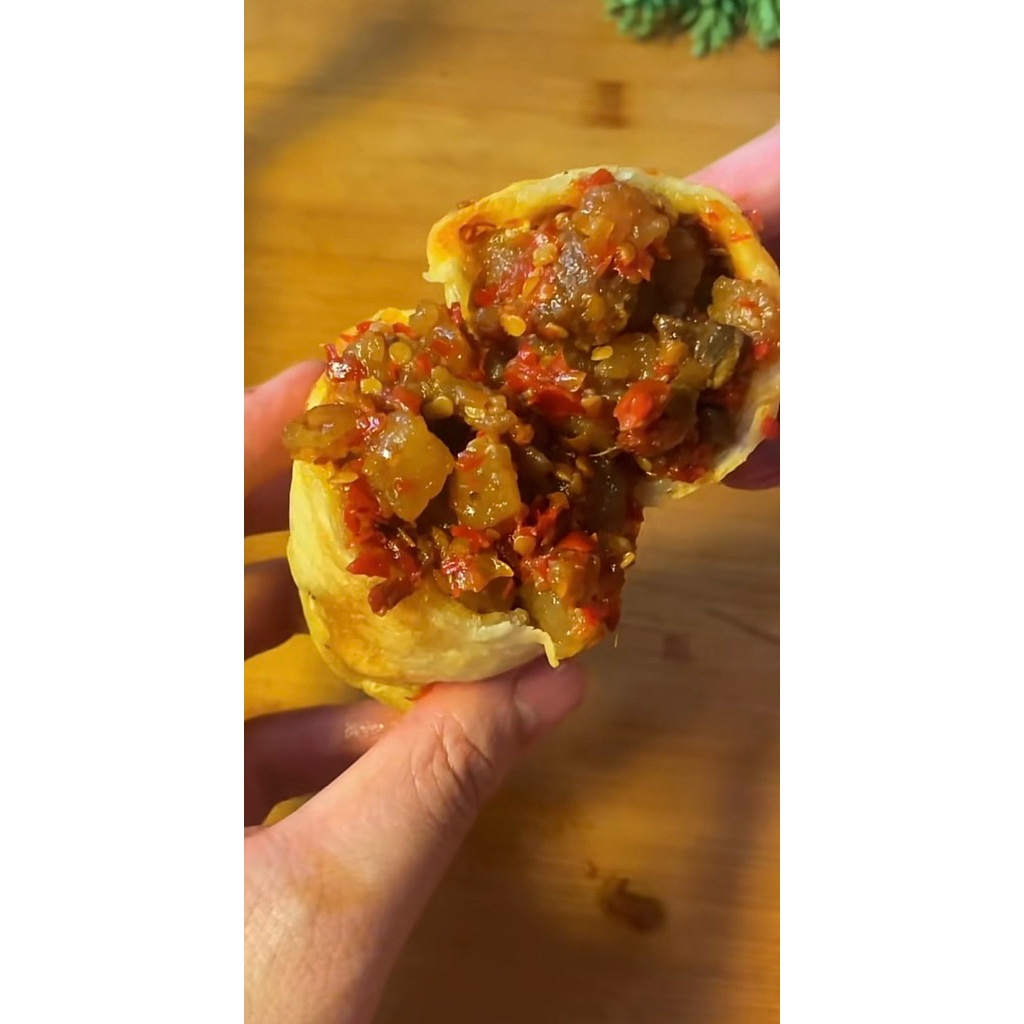 

cireng full isi jando tetelan sapi pedas