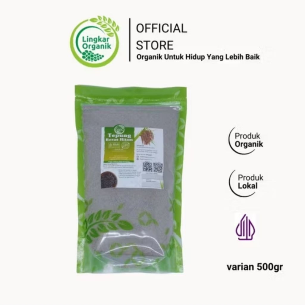 

Lingkar Organik - Tepung Beras Hitam 500gr
