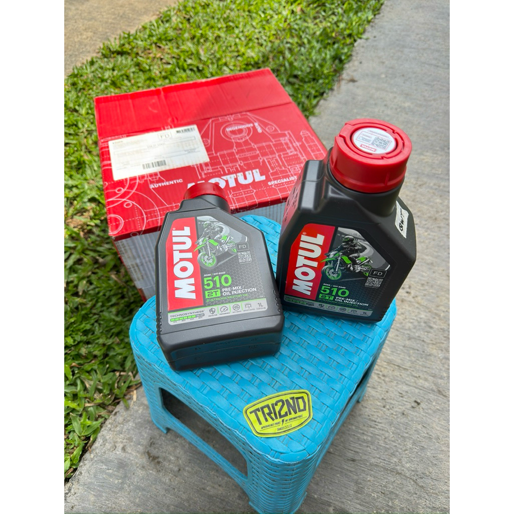 *MOTUL 510 2T (1L)* OLI SAMPING 4T / Oli Mesin Motor 2T- ORIGINAL