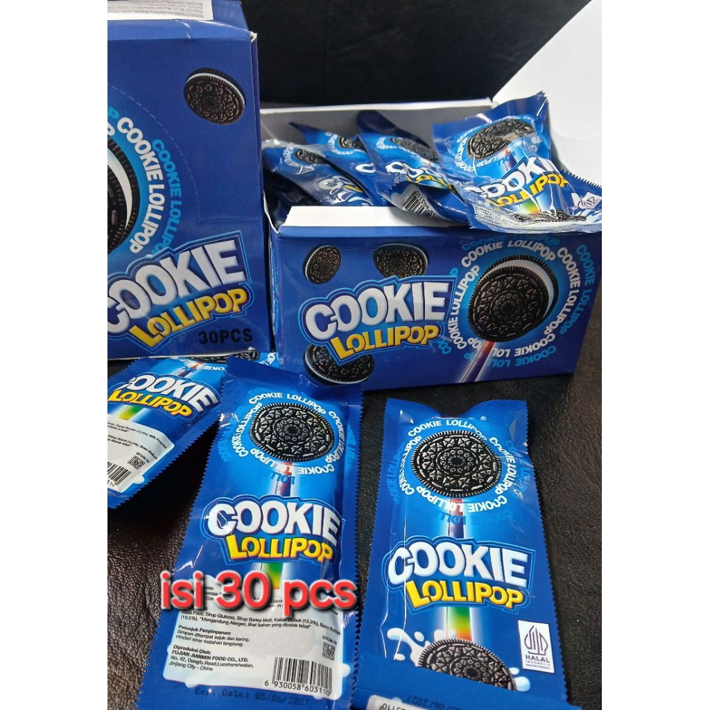 

permen lolipop COPKIE isi 30 pcs per box