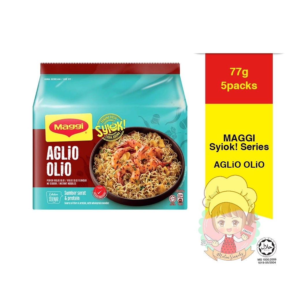 

MIE MAGGI Syiok Aglio Olio (5x77g)