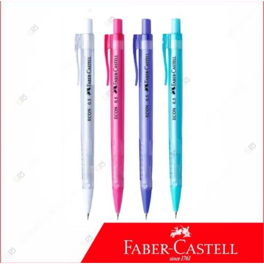 

ECER FABER CASTELL PENSIL MEKANIK ECON 0.5/0.7 Faber Castel ORIGINAL