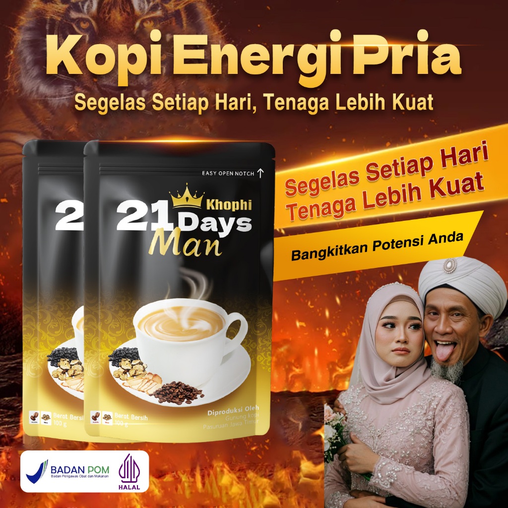 

【21Days Coffee】Kopi Pria- Maca - Rekomendasi Juara Olimpiade