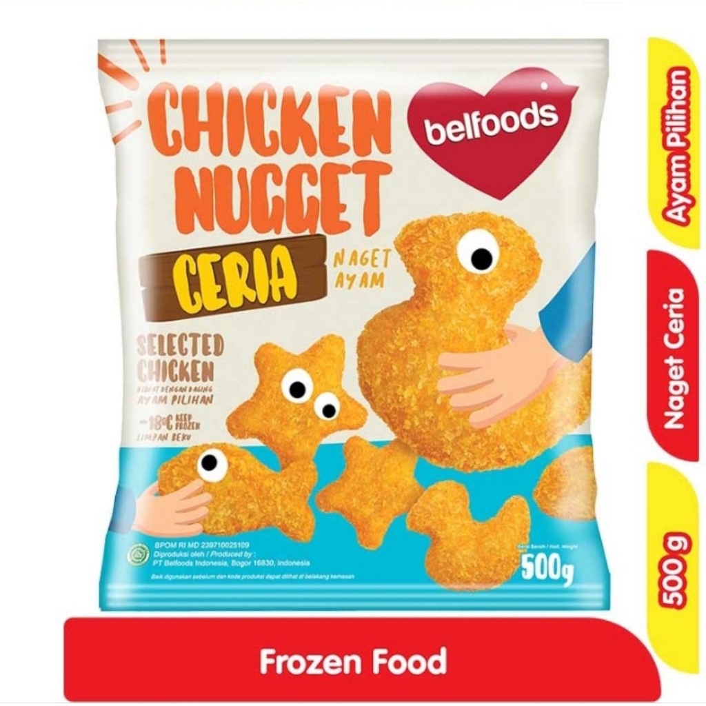 

belfoods Naget Ayam Ceria 500 g