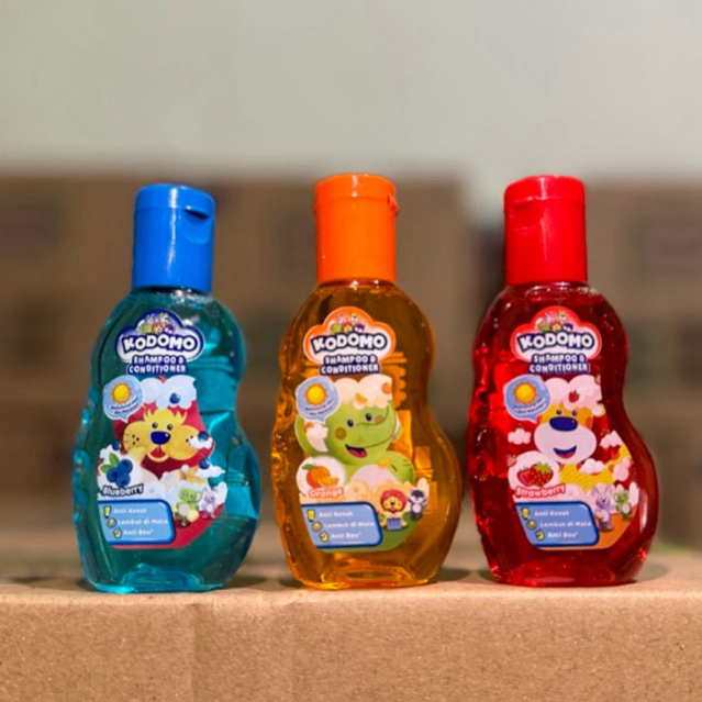 3 BOTOL . Kodomo Shampo anak 45ml mini kecil imut