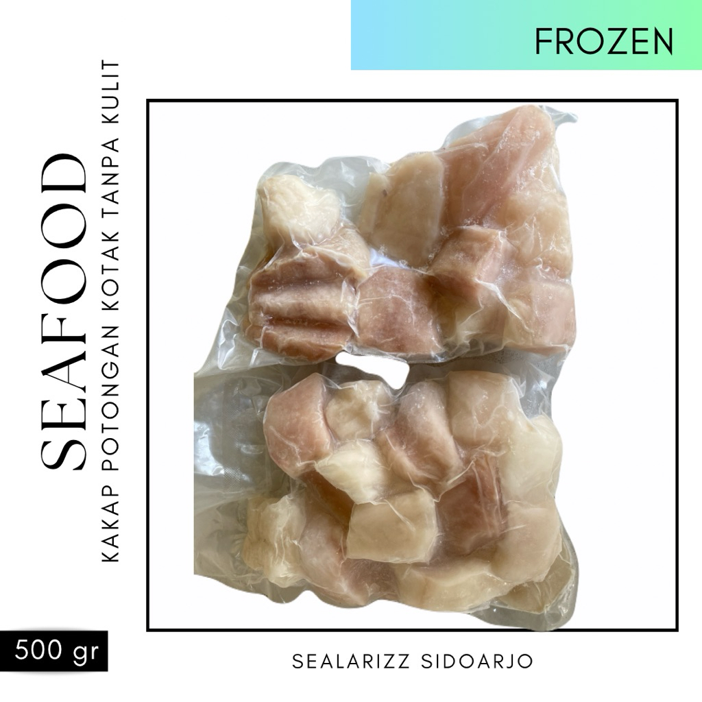 

Kakap Skin on Fillet / Potongan Fillet Kakap Skinless/ Kakap Cube