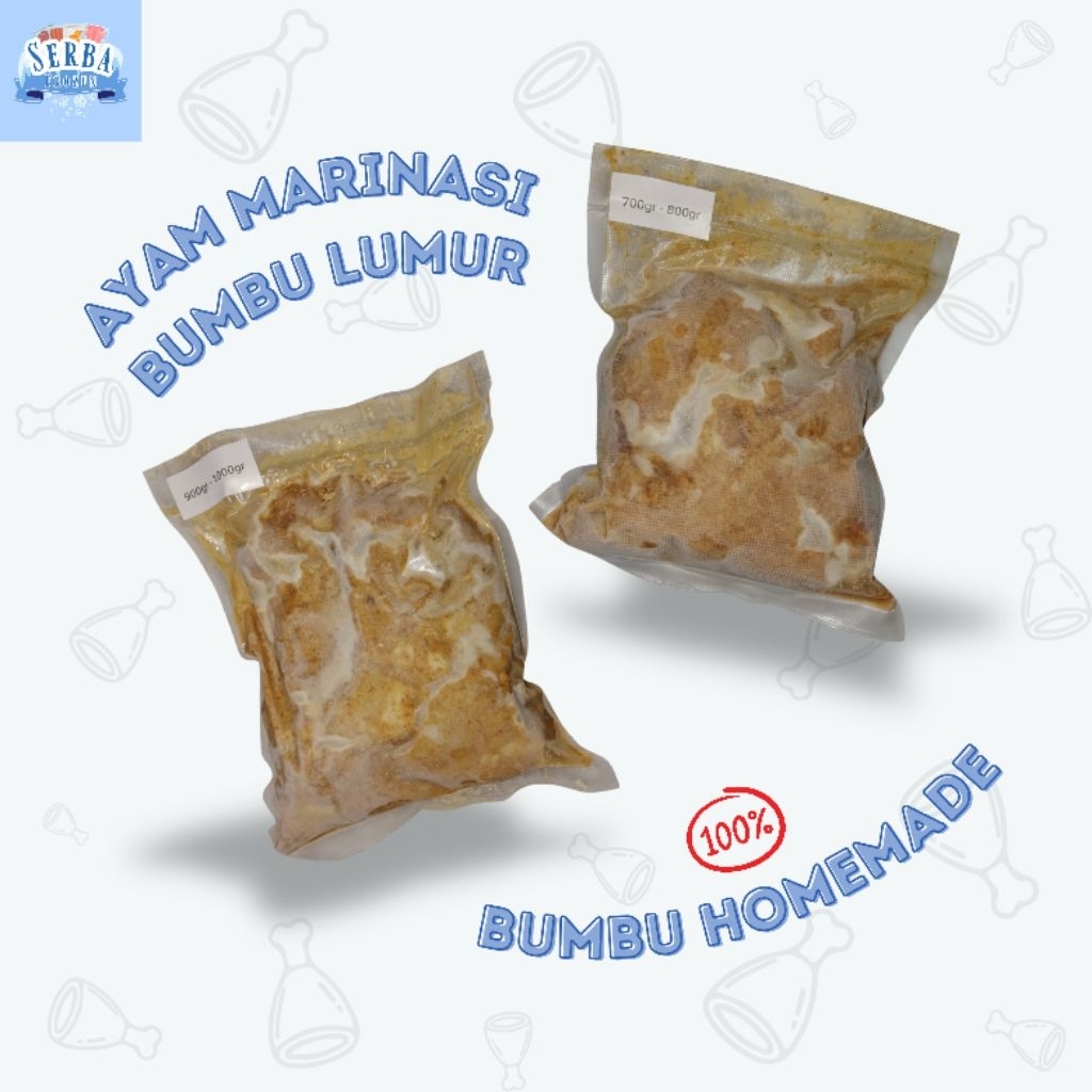 

Ayam Marinasi Bumbu Lumur / Ayam Goreng